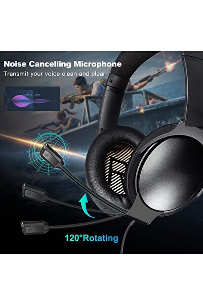 JZF Cablu audio cu volume control si microfon incorporat (Noise Reduction) pentru casti Bose QuietComfort 35, QC35 II/I