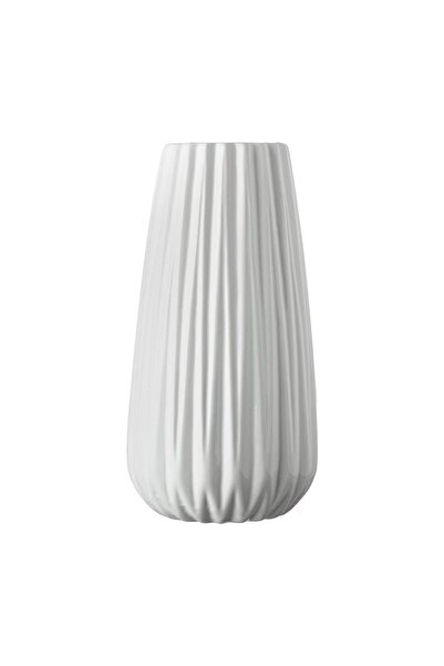 OEM Vază din Ceramică albă cu Dungi – pune florile în valoare și completează ...