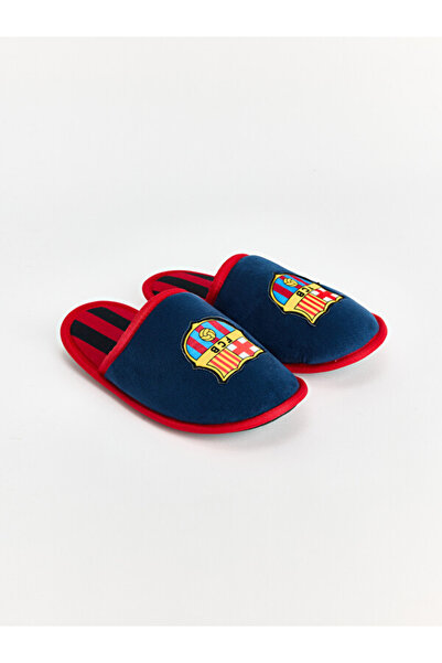 LC Waikiki Rmz Gi̇yi̇m Farki̇yla Fan Printed Men's House Slippers