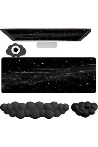 GENERAL Gel Wrist Rest for Keyboard and Mouse Square Pink Plaid Clear Keyboar...