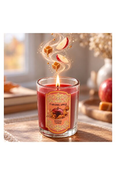 OEM Lumânare în pahar 120 g, caramel – creează rapid un ambient cald și relaxant