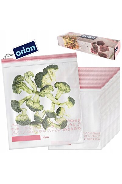 Orion 25x Pungi ziplock WOORECZKI pentru depozitarea alimentelor și congelare