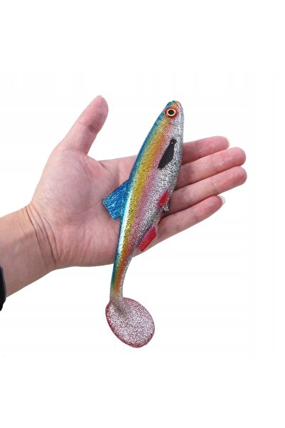 ITIMPORT Wobbler de pescuit 20cm XXL pentru știucă, șalău, biban RIPPER HOOF ...