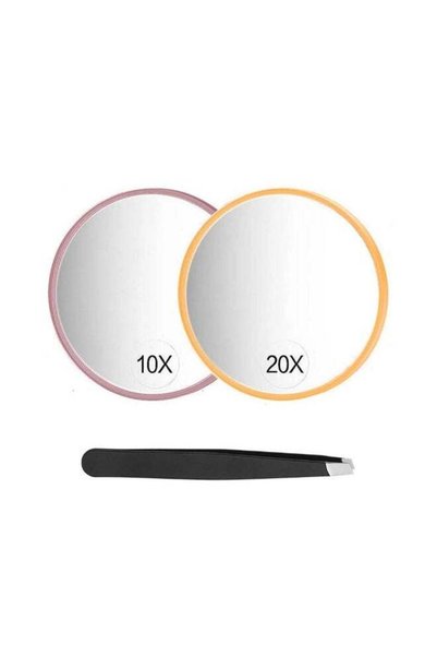 Generic JZS Magnifying Mirror, 2 Pack Small Magnifying Mirror with Suction Cu...