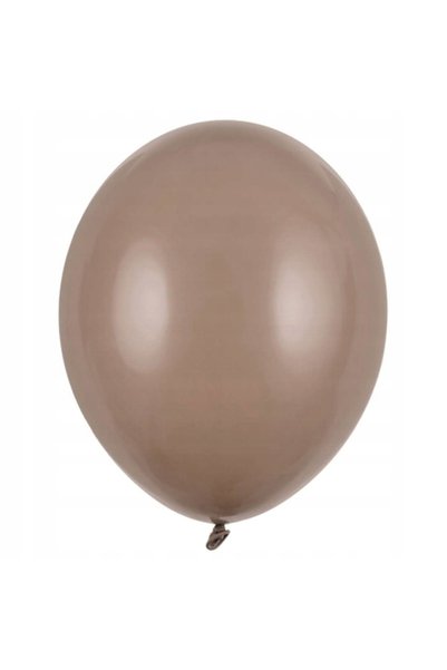Partydeco Baloane profesionale 10 inch maro pastel x50