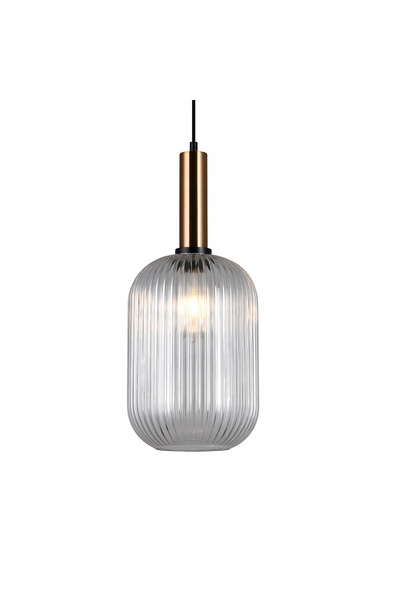 Italux Lampă suspendată antiola pnd-5588-1l-bro+cl