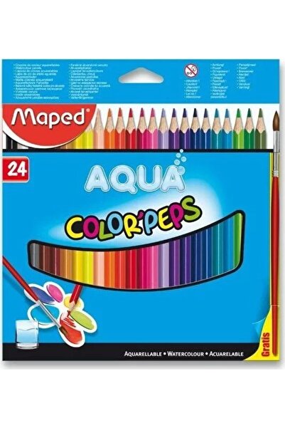 Maped Creioane Colorpeps acuarelă, 24 bucăți.