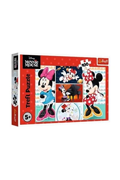 Trefl PUZZLE 100 PIESE MUSĂ MINNIE MINNIE AMUZANTĂ 16517