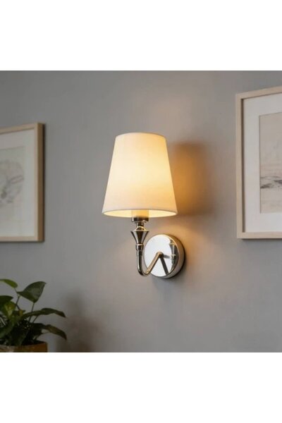 Generic Brand Modern Silver Wall Sconce E14 Wa/D6388/1Ch