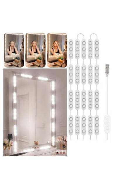 Generic LED Vanity Mirror Lights, 3 Color 20pcs*3LEDS 12V Hollywood Style Mak...