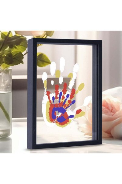 Generic Family Handprint Kit, DIY Craft Keepsake Wooden Frame, Endless Gift S...