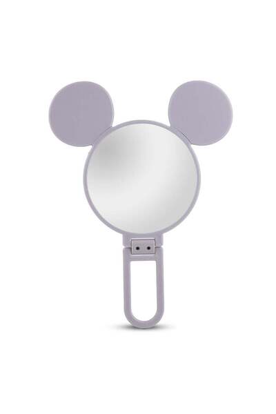 Generic Mickey Die Cut Hand Mirror, Greige, 12 x 20 cm Portable Cosmetic Mirr...