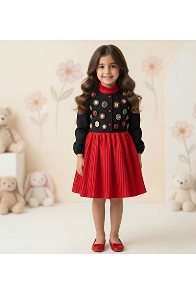 special gift house Three-Piece Children's Dress Set (Dress - Bag - Hairband)