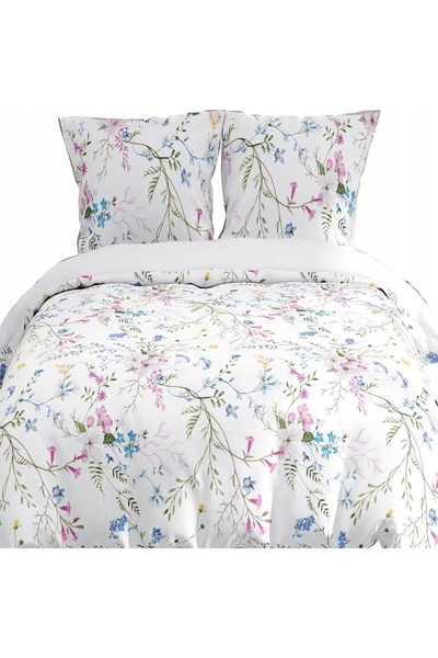 J W SAX Lenjerie de pat din satin 140x200, bumbac satinat, Polonia