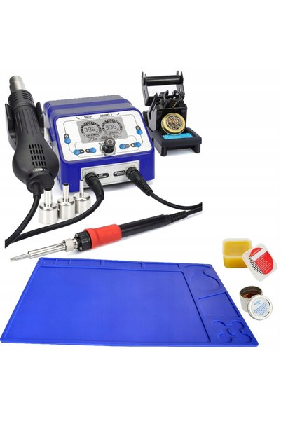 HOTAIRBRUSH Stație de lipit HOTAIR WEP 938BD-I + Pastă de lipit CALFORTIN