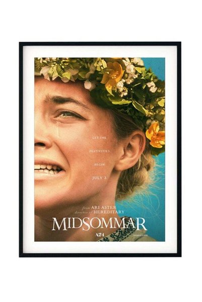 Generic Classic 00's Midsommar Movie Vintage Film Poster With Frame Multicolo...