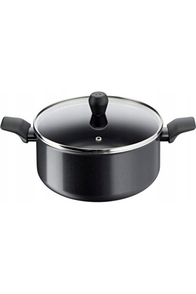 TEFAL Oală Simple Cook 24cm cu capac din aluminiu B5564653