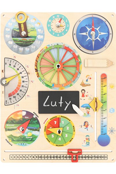 NO BRAND Tabel meteorologic calendar educațional M