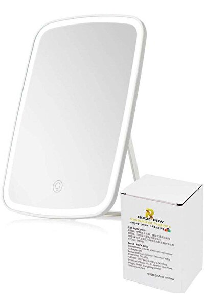 Generic Touch Screen Vanity Mirror With LED Light White