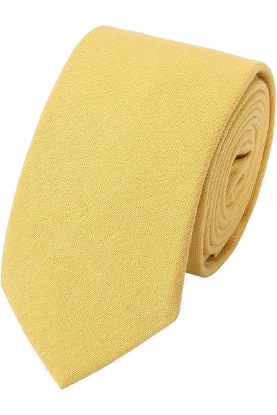 GENERAL HOULIFE Ties for Men, Solid Mens Tie, Cotton Stripe Skinny Ties for M...