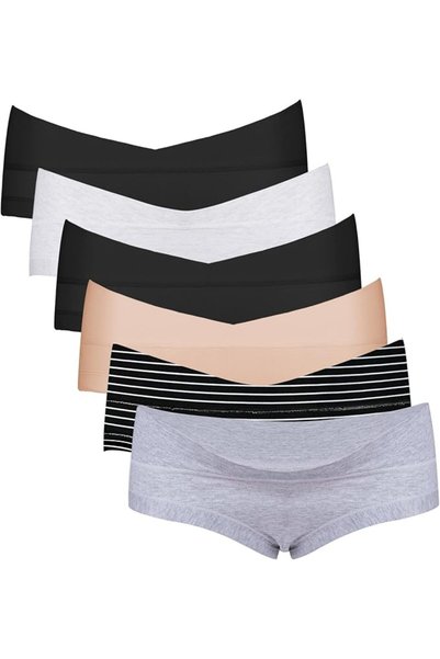 Intimate Fit ملابس داخلية قطنية للحوامل من Intimate Portal، سراويل قصيرة تحت ...