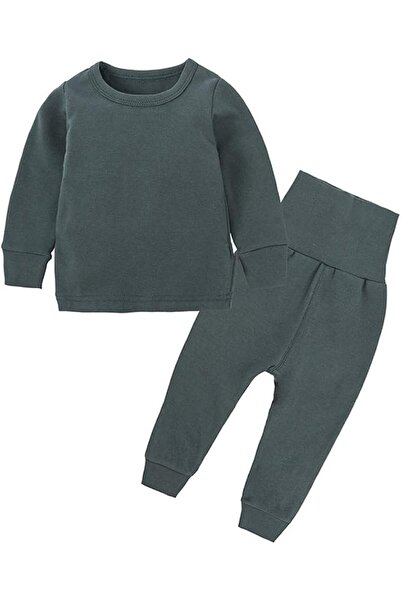 GENERAL Baby Girls Boys Thermal Underwear Set Toddler Cotton Base Layer Soft ...