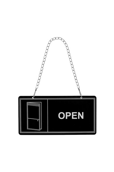 OEM Indicator Suspendat Negru "OPEN-CLOSED" – arată clar dacă spațiul este de...