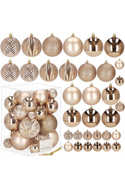 Springos STROIK Globuri de Crăciun pentru Brad, Set 33 bucăți, 8 CM, Ornament...