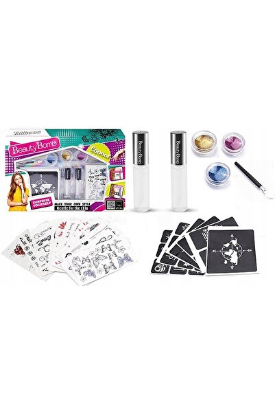 NO BRAND SET PENTRU TATUAJE MARKERE ȘABLONE MODELE CULORI DEȘERBARE