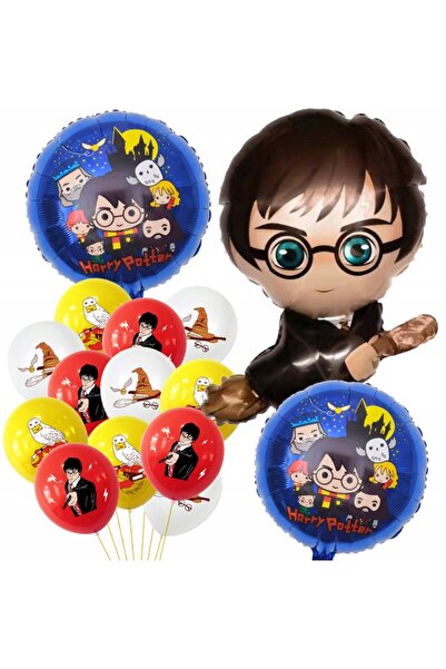 NO BRAND Baloane folie latex HARRY POTTER Hogwarts set aniversar mix 15 bucăți