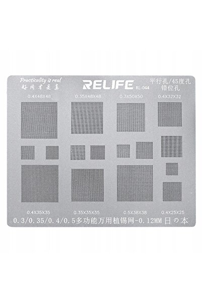 Reball UNIVERSAL BGAP MATRYCA PENTRU PASTĂ DE SUDURĂ 0,3 - 0,5 RELIFE RL-044