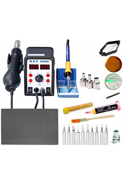 HOTAIRBRUSH HOTAIR WEP 898BD+ + Flux, vârfuri, mat