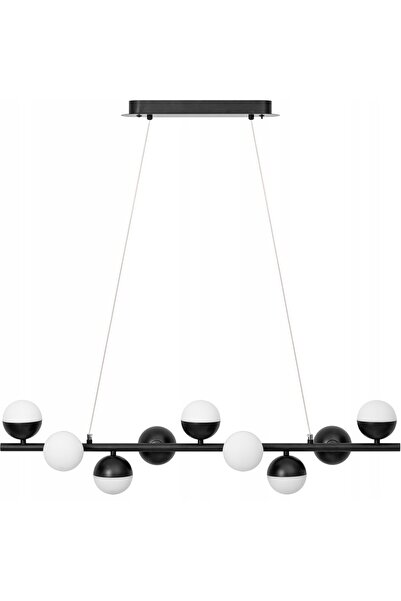 Toolight Lustră suspendată LED metalică cu 9 capete, 90cm