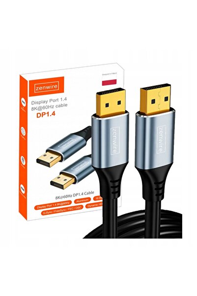 zenwire Cablu adaptor DisplayPort 1.4 2K 4K 240Hz 8K Display Port pentru TV/M...
