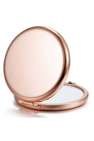 Generic Compact Mirror for Purse, Double-Sided 1X/2X Magnifying Metal Pocket ...