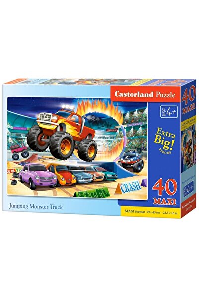 Castorland Puzzle MAXI 40 Auto MONSTER TRUCK Vehicul Săritor 4+