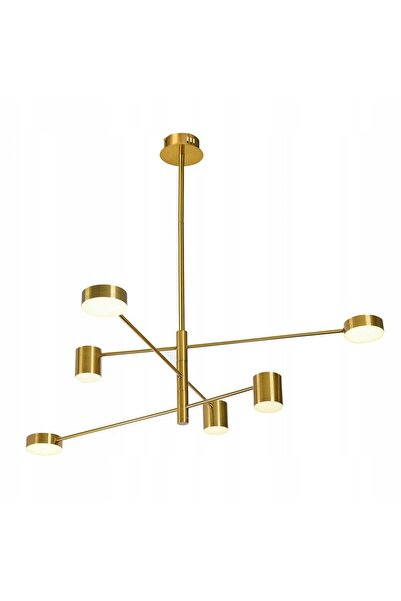 Italux Lustră suspendată Remdal cu 6 puncte de iluminare, cu sursă LED integrată