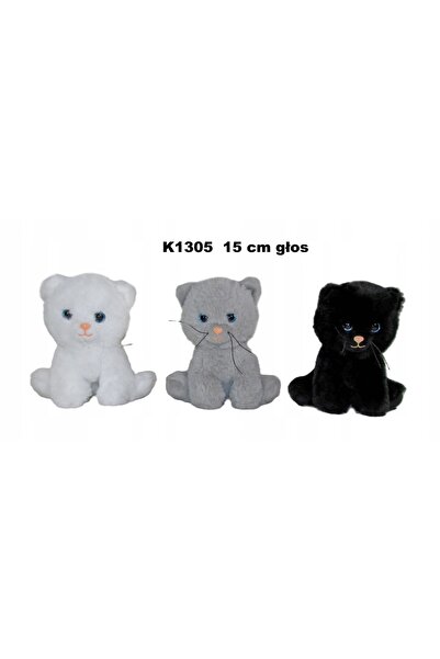Mega Creative 3KOL 15CM JUCĂRIE DE PLUȘ PISICĂ CU SUNET SUN DAY K-1305