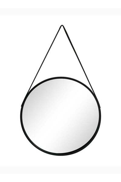 Generic Round Iron Framed Wall Mirror, Modern Decorative Circle Mirror For Li...
