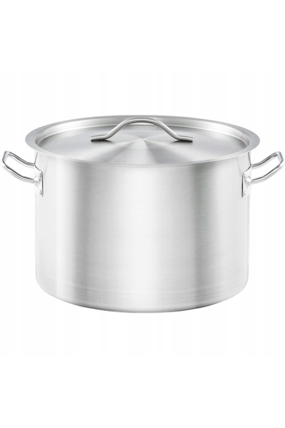 Stalgast Oală Medie Cu Capac Oțel Gastronomic Ø320 mm 18L 012326