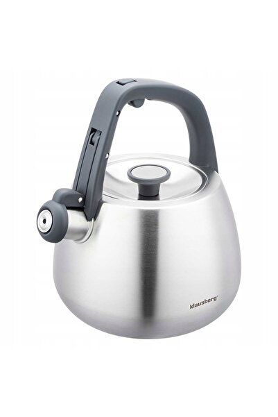 Klausberg Fierbător de oțel de 2,5 L, de culoare gri. KB-7953