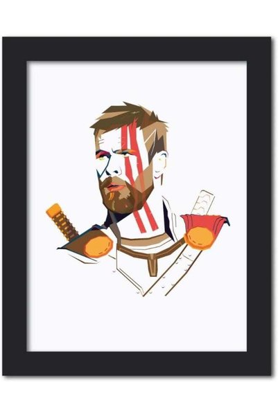 Generic TenorArts Thor Avengers Superhero Portrait Laminated Poster Framed Pa...