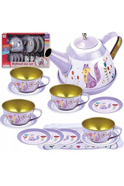 ProNice SET MARE DE CEAI ȘI CAFEA, CEAINIC ȘI SET DE CEAȘTE CU PLATOU  "VULPE...