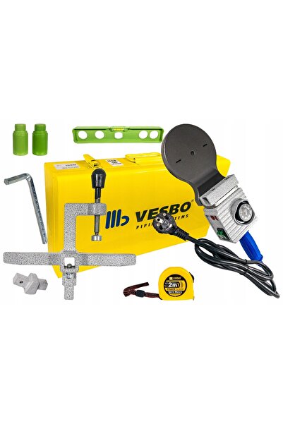 Vesbo Încălzitor electric pentru țeavă PP 2000W Indicator de nivel Cheie pent...