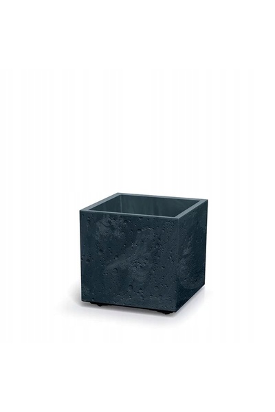 Prosperplast Jardinieră de grădină pătrată cu roți, model Sierra, efect beton...