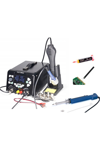 HOTAIRBRUSH Stație de lipit HOTAIR WEP 853D 5A II, Sursă de alimentare 30V/5A...