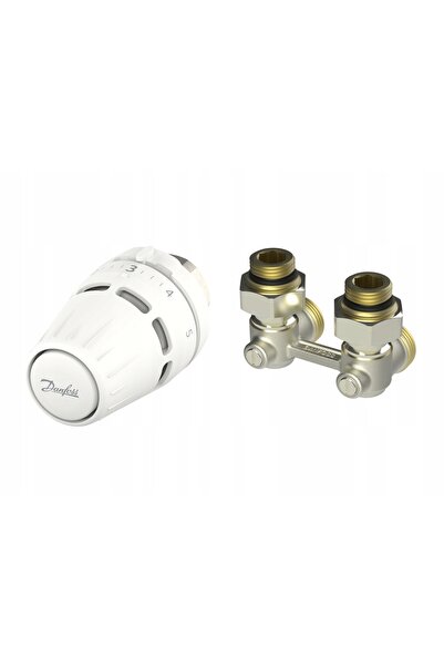 DANFOSS Set robinete unghiulare termostatice 1/2 pentru încălzitor, complet D...