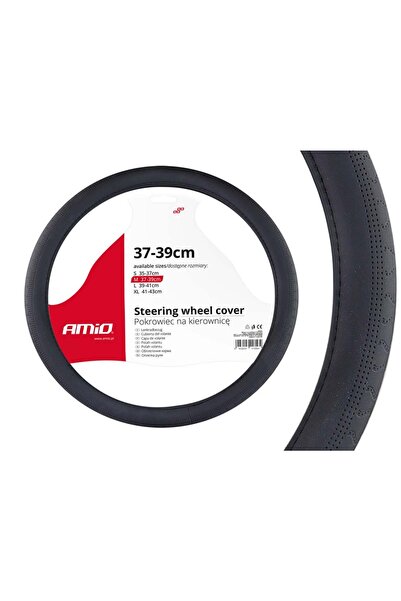 AMIO Husă neagră pentru volan auto SWC-31-M