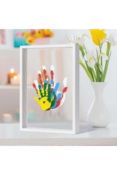 Generic Family Handprint Set - DIV Handmade Commemorative Picture Frame - The...