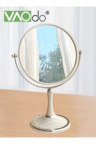 Generic Makeup Mirror, Double Sided Tabletop Mirror, 360° Rotation Design, De...
